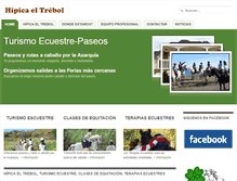 Tablet Screenshot of hipicaeltrebol.com